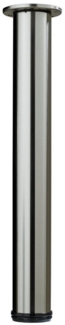 Hettich Tischbein 7,6 x 70 - 110 cm Stahl Edelstahl-Optik - 1 Stück
