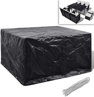 Gartenmöbel-Schutzhülle 8 Ösen 172x113x73 cm