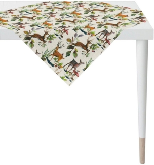 APELT Mitteldecke 5883 CHALET STYLE, Weihnachten, Winter, Herbstdeko (1-tlg), Digitaldruck