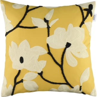 SCHÖNER WOHNEN-Kollektion Dekokissen Fleur, bestickt, mit hohem Baumwollanteil