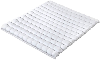 Kleine Wolke Badematte Avera, Höhe 50 mm, beidseitig nutzbar, fußbodenheizungsgeeignet, Baumwolle, Polyester, quadratisch, Badteppich, Uni Farben, handgewebt, quadratisch & rechteckig