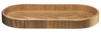 ASA SELECTION Tablett Wood Oval Eiche 23 cm, Eichenholz
