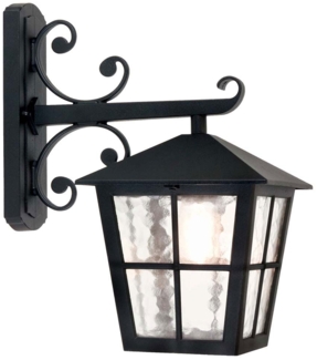 Außenleuchte, Wandlampe, ALU-Druckguss Glas, H 40,5 cm