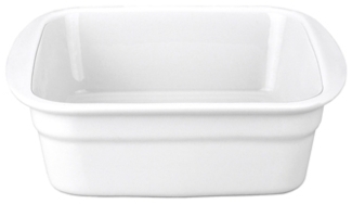 Porzellan Lasagneform quadratisch Maße außen: ca. 280 x 250 x 67 mm / PILLIVUYT / Porzellan / Lasagne / Auflaufform