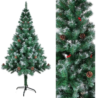 Gotoll Künstlicher Weihnachtsbaum XM011-13, Künstlich Tannenbaum, 120-180cm Christbaum,mit Ständer Kunstbaum