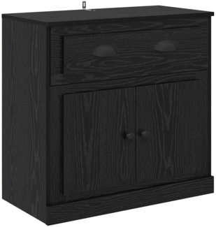 vidaXL Highboard Schwarz Eichen-Optik 70 x 35,5 x 67,5 cm 881419