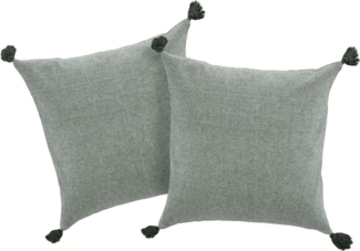 LeGer Home by Lena Gercke Kissenbezug Jada, (2 Stück), Kissenhülle ohne Füllung, 2-er Set, modern und zeitloses Design, 50x50