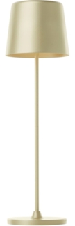 Brilliant Kaami Außentischleuchte 2 W mit USB-Anschluss 37 cm gold