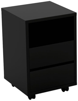 Rollcontainer Büroschrank Apia 40x40x62cm schwarz