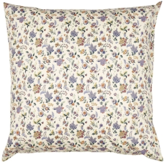 Ib Laursen Kissenbezug Ib Laursen - Kissenbezug Kissenhülle 60x60 cm Lila Braun Blumenmuster