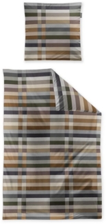 Irisette Bettwäsche Wave 8666, Mako-Satin, 2 teilig, anschmiegsam und atmungsaktiv, Ganzjahresqualität