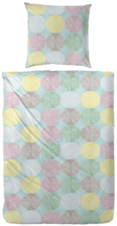 Westminster Bettwäsche Mikrofaser Kreise bunt 135 x 200 cm