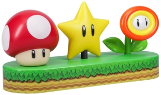 Paladone Dekolicht Super Mario Icon Light freistehend, LED fest integriert, Offiziell lizenziertes Merchandise