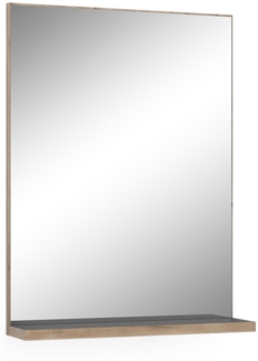 Vicco Badezimmerspiegel Anthrazit/Viking Oak 60x80 cm, Niko