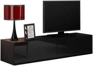 99rooms Vago Lowboard 140 cm Schwarz