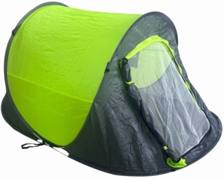 Pop Up Wurfzelt für 2 Personen grün Outdoor Campingzelt Trekking Festival