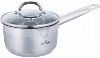 Zilner STEEL POT 1. 0L/14CM WITH SPOUT ZILNER ZL-6112