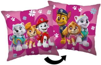 PAW PATROL Dekokissen Kopfkissen (1 Stück) Premium Dekokissen mit beidseitigem Digitaldruck