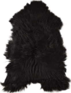 KUHFELL online & NOMAD Fellteppich echtes Island Lammfell langwollig 90-100 cm Schaffell Läufer Teppich, Atmungsaktiv, Feuchtigkeitsregulierend, Antibakteriell