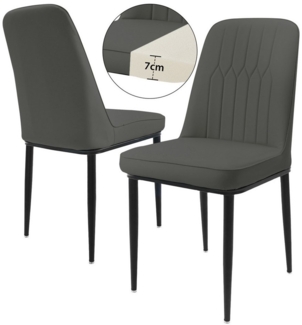 Durrafy Esszimmerstuhl Küchenstuhl Esszimmerstuhl,Polsterstuhl,Wohnzimmerstuhl (2 St), Erhältlich in 2st 4st 6st in zwei Farben.