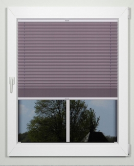 indeko Plissee simple, Lichtschutz, mit Bohren, verspannt, verschraubt, nach Maß