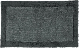 Cawö Badematte Badteppich Two-Tone Schiefer (60x100cm)