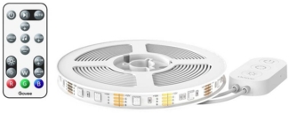 Govee LED Stripe LED-Streifen-Komplettset H6179, App steuerbar, Leuchtmodi einstellbar, selbstklebend