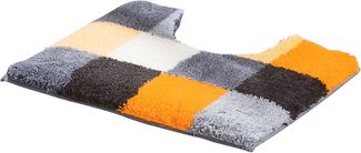 Erwin Müller Badematte WC-Umrandung "Kreta", Höhe 20 mm, eckig, Karo