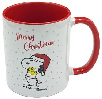 Peanuts X-MAS Mug - 330 ml Tasse Rot