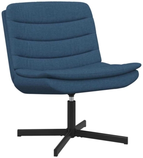 vidaXL Drehstuhl Blau 63 x 75 x 76 cm Stoff 42007357