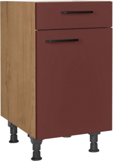 nobilia® Unterschrank "Easytouch", Ausrichtung wählb, vormontiert, in den Breiten 30, 45 & 60 cm Breite, mit höhenverstellbaren Sockelfüßen, vormontiert