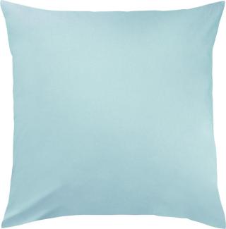 Traumschlaf Basic Single Jersey Kissenbezug|80x80 cm| hellblau