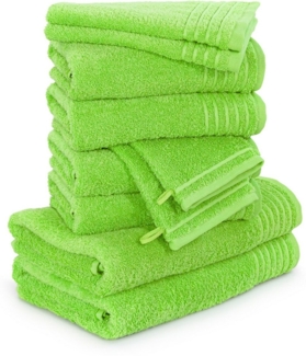 Möve Handtuch Set New Classic, Walkfrottier (10-St), Waschhandschuhen, Gäste-, Hand- und Duschtüchern, 100% Baumwolle