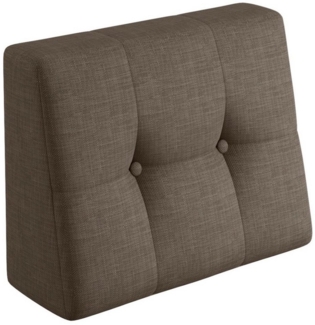sunnypillow Rückenkissen Palettenkissen gesteppt Seitenkissen 60x40x20/10cm, Braun