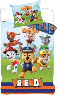 PAW PATROL Bettwäsche Paw Patrol Kinderbettwäsche-Set 100×135cm, 40×60 cm, 100% Baumwolle