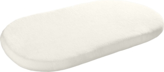 Erwin Müller Spannbettlaken Baby-Spannbettlaken "Erding", Frottee, Gummizug: Rundumgummi, (1 Stück), Frottee-Stretch Uni