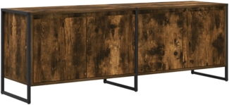 vidaXL TV-Schränk Raucharbe 140 x 36 x 49,5 cm Holzwerkstoff 886512