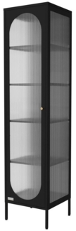 ML-DESIGN Vitrine Buffet Küchenschrank Vitrinenschrank für Geschirr Stauraumvitrine Standvitrine Wohnzimmerschrank