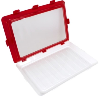 Frischhaltesystem Clever Tray Größe L+XL, Vorratsdose mit flexiblem Deckel