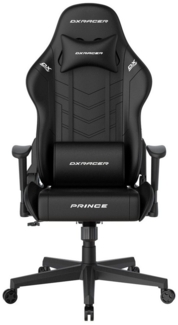 DXRacer Gaming-Stuhl Prince Gaming Chair Regular L, PVC, schwarz schwarz