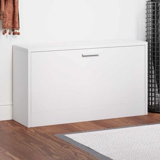Schuhbank | Schuhregal Weiß 80x24x45 cm