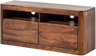 TV-Board Sheesham 130x40x58 walnuss gewachst TORONTO #219