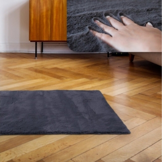 Bestlivings Fellteppich Allzweckteppich Flauschig *Maschinenwaschbar*, Rechteckig, Höhe: 20 mm, Hochflor Teppich 60x120 cm - Flauschteppich - extra flausch Antirutsch