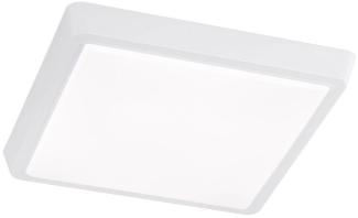 LED Deckenleuchte, Metall weiß, L 31 cm
