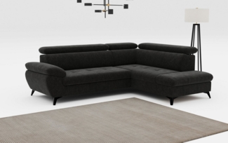 COTTA Ecksofa Hudson L-Form, mit Kopfteilverstellung, wahlweise mit Bettfunktion & Bettkasten