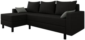 Ecksofa Brick (Farbe: Alova 04 + Alova 10)