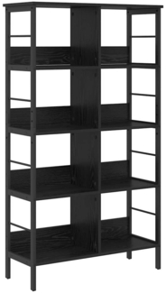 vidaXL Bücherregal Schwarz Eichen-Optik 82 x 32 x 144,5 cm 883982