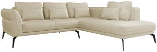 Ecksofa Bakira (Farbe: Monolith 02, Seite: Rechts 2R-OT)