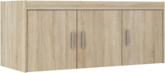 AX LIVING Schrankaufsatz Storicos 3D Eiche Sonoma 133 x 55,5 x 53 cm