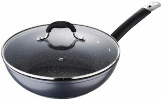 Wok Pfanne Masterpro Grau Aluminium Geschmiedetes Aluminium (Ø 28 cm)